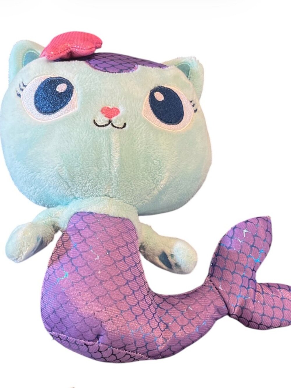 GABBY'S DOLLHOUSE Mercat Plush Mermaid Cat Spin Master DreamWorks 8"